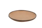 image of GET CS-70-TP Pottery Market Bread Plate 7" Round Melamine, Speckled Taupe, Break‑Resist - Dozen