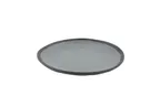 image of GET CS-90-GR Pottery Market Dinner Plate, Small 9" Round Coupe, Melamine, Speckled Gray - Dozen