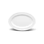 image of GET D1014OV-W Elite Global Solutions Platter, 14.5"L x 10.5"W x 1"H, Oval, Melamine, White