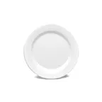 image of GET D1075PL-W Elite Global Solutions Plate, 10-3/4" Dia. x 3/4"H, Round, Wide Rim, Melamine, White