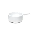 image of GET D10C-W Elite Global Solutions French Casserole 10 Oz. 4" Dia. X 2-1/8"H Melamine White