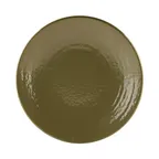 image of GET D10RR-LIZ Plate, 10" Dia. x 1-1/2"H, Round Coupe, Pebble Textured Melamine, Lizard Green