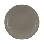 image of GET D117RR-MR Plate, 11-7/8" Dia x 1-5/8"H, Coupe, Pebble, Gray Melamine, BPA‑Free, NSF Certified