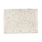 image of GET D1281RC-CC Plate, 12-1/8" x 8-1/2" Rectangular Melamine, Pattern, Break Resistant, BPA Free