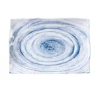 image of GET D1281RC-ND Navy Melamine Plate, 12-1/8" x 8-1/2" Rectangular, BPA‑Free, Dishwasher‑Safe