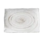 image of GET D1281RC-TD – 12-1/8" x 8-1/2" Rectangular Melamine Plate, Beige, Van Gogh Design, Dishwasher Safe