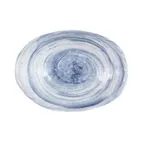 image of GET D431OV-ND Bowl, 5 Oz., Oval Melamine, Navy Blue, 4-5/8" x 3-7/8" x 1-5/8" H