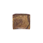 image of GET D558SQ-SEQ Plate, 5-5/8" x 5-5/8" x 1-1/4", BPA Free, Melamine, Stain‑Resistant, Natural