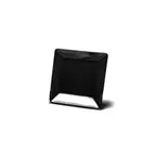 image of GET D55SQ-B Plate, 5" x 3/4" H, Square Coupe, Black, Break/Chip Resistant, BPA Free