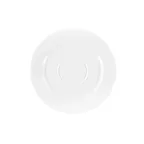 image of GET D60-W Elite Global Solutions Saucer, 5-3/4" Dia. x 5/8"H, Single Well, Melamine, White