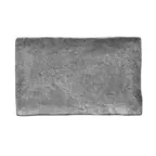 image of GET D61014RC-CO Plate, 10-1/4"L x 6-1/2"W x 1-1/4"H, Rectangular Melamine Black, Stain-Resistant