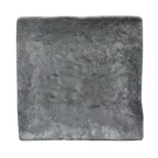 image of GET D6118SQ-CO Elite Global Black Square Melamine Plate, 6" x 6" x 1-1/8", BPA‑Free, Dishwasher Safe