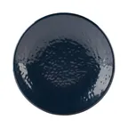 image of GET D638RR-LAP Plate, 6-3/8" Dia. x 3/4"H, Round Coupe, Lapis Melamine, Pebble, Scratch Resistant