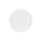 image of GET D658-W Elite Global Solutions Saucer, 6-1/2" Dia. x 3/4"H, Double Well, Melamine, White