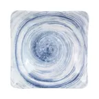 image of GET D712SQ-ND Bowl, 22 Oz., 7-1/2" x 7-1/2" x 2-1/4", Square Melamine, Navy Blue Break‑Chip Resistant