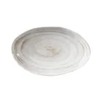 image of GET D751OV-TD 9‑Oz Oval Plate, 7‑3/4" x 5‑5/8" x 1‑3/8"H, Beige Melamine, Dishwasher Safe