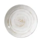 image of GET D8125R-TD Reusable Melamine Plate, 8-1/2" Dia., 1-1/4" H, Beige, Van Gogh, Scratch-Resistant