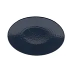 image of GET D812RR-LAP Elite Solutions Platter, 12.75"L x 8.75"W x 1"H, Oval, Melamine, Lapis, Textured
