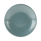 image of GET D814RR-ABY Plate, 8-1/4" Dia x 1"H, Round Coupe, Abyss Melamine, Pebble Texture, Durable