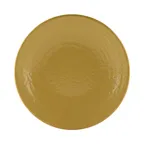 image of GET D814RR-OO Plate, 8-1/4" Dia. x 1"H, Round Coupe, Pebble Melamine, Yellow, Break/Chip Resistant