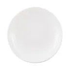 image of GET D814RR-W Plate, 8-1/4" Dia. x 1"H, Round Coupe, Melamine White, Break/Chip Resistant