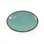 image of GET D8512OVM-CB Elite Plate, 12-1/2" x 8-1/2" x 1"H, Oval Coupe, Cameo Blue Melamine, BPA Free