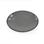 image of GET D8512OVM-G Plate, 12-1/2" x 8-1/2" x 1"H, Oval Coupe, Gray Melamine, Vintage California