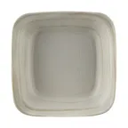 image of GET D8BST-OWD 29oz Square Melamine Bowl, 8" x 8" x 1-7/8", Off White Stoneware, Dishwasher Safe