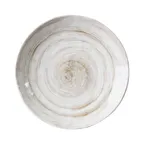 image of GET D9138R-TD Plate, 9-1/2" Dia. X 1-1/4"H, Round Melamine Taupe, Break/Chip Stain/Scratch Resistant