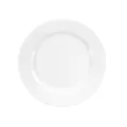 image of GET D915-W Plate, 9 1/2" Dia. X 1"H, Round White Melamine, Break, Chip, Stain & Scratch Resistant