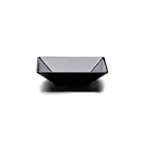 image of GET DB772SQ-B Bowl, 22 Oz., 6-1/2" x 6-1/2" x 2"H, Melamine Black, Break/Chip/Stain Resistant