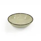 image of GET DB8225M-V Global Solutions Bowl, 32 Oz., 8" Dia. X 2-1/4"H, Melamine, Vanilla, Crackled Finish