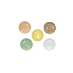 image of GET DC-200-IR Supermel™ Saucer, 5-3/4" Dia., Gray Melamine, Break-Resistant - 1 Dozen