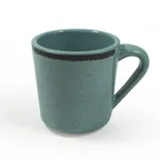 image of GET DC-CB-M 10oz Melamine Mug, 3-1/8" Dia. x 3-1/4" H, Blue, Break, Chip, Stain Resistant