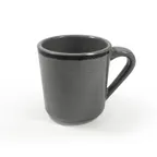 image of GET DC-G-M 10 Oz Mug, 3-1/8" Dia. x 3-1/4" H, Round Melamine, Gray Vintage Mojave