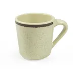 image of GET DC-V-M Mug – 10 oz, 3-1/8" Dia × 3-1/4" H, Melamine, Beige/Tan, BPA Free, Dishwasher Safe