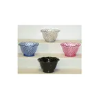 image of GET DD-60-BK Dessert Time™ Dish, 6 Oz., 4-1/2" Dia x 2-1/4" H, Break-Resist, SAN, Black - 1 Dozen