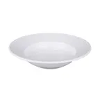 image of GET DS105PB-W Pasta/Soup Bowl, 21 Oz., 10-1/2" Dia., 2-1/2" H, White Melamine Swirl, Dishwasher Safe