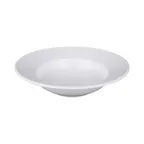image of GET DS85PB-W Pasta/Soup Bowl, 12 oz, 8-1/2" dia, 2" H, White Melamine Swirl, BPA Free, Dishwasher Safe