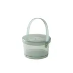 image of GET EC-07-1-JA Green 12oz Soup Container, 4-1/4" Dia x 2-3/4" H, BPA‑Free, Microwave Safe - Dozen
