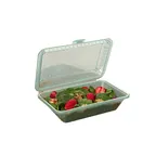 image of GET EC-11-1-JA G.E.T Food Container, 9"L x 6-1/2"W x 2-1/2"H, Jade PP, Reusable, 1 Dozen