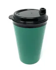 image of GET EC-116-1-JA Takeout Cup, 16 Oz, 4" x 6" Double-Walled with Lid, Polypropylene BPA-Free - 1 Dozen