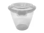 image of GET EC-21-CL Plastic Carry Take Out Container