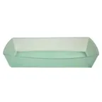 image of GET EC-34-1-JA Reusable Food Tray, 8"L x 5"W x 1.6"H, Polypropylene, Jade Green - 1 Dozen