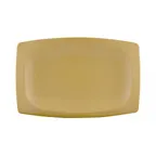 image of GET ECO1258-RT Platter, 12-1/2" x 8-1/4" x 7/8"H Tan Melamine Bamboo, BPA‑Free, Scratch‑Resistant