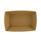 image of GET ECO6552-RT Bowl, 18 Oz (6.5"L x 5.25"W x 2"H), Tan Melamine‑Bamboo, Scratch‑Resistant