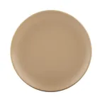 image of GET ECO66R-PB Plate, 6" Dia. x 5/8"H, Round Brown Melamine/Bamboo, BPA‑Free - Paper Bag