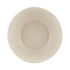 image of GET ECO93-PP Bowl, 2-1/4 Qt., 9-3/8" Dia. x 3"H, Round White Melamine/Bamboo, Scratch Resistant