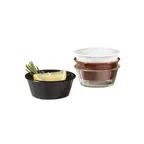 image of GET ER-020-W White Ramekin, 2 Oz., 2-3/4" Dia. X 1-1/2" Deep, Fluted, Break-Resistant - 1 Dozen