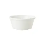 image of GET ER-040-W White Plastic Ramekin, 4 Oz., 4" Dia. X 1-1/2" Deep, Break-Resistant, SAN - 1 Dozen